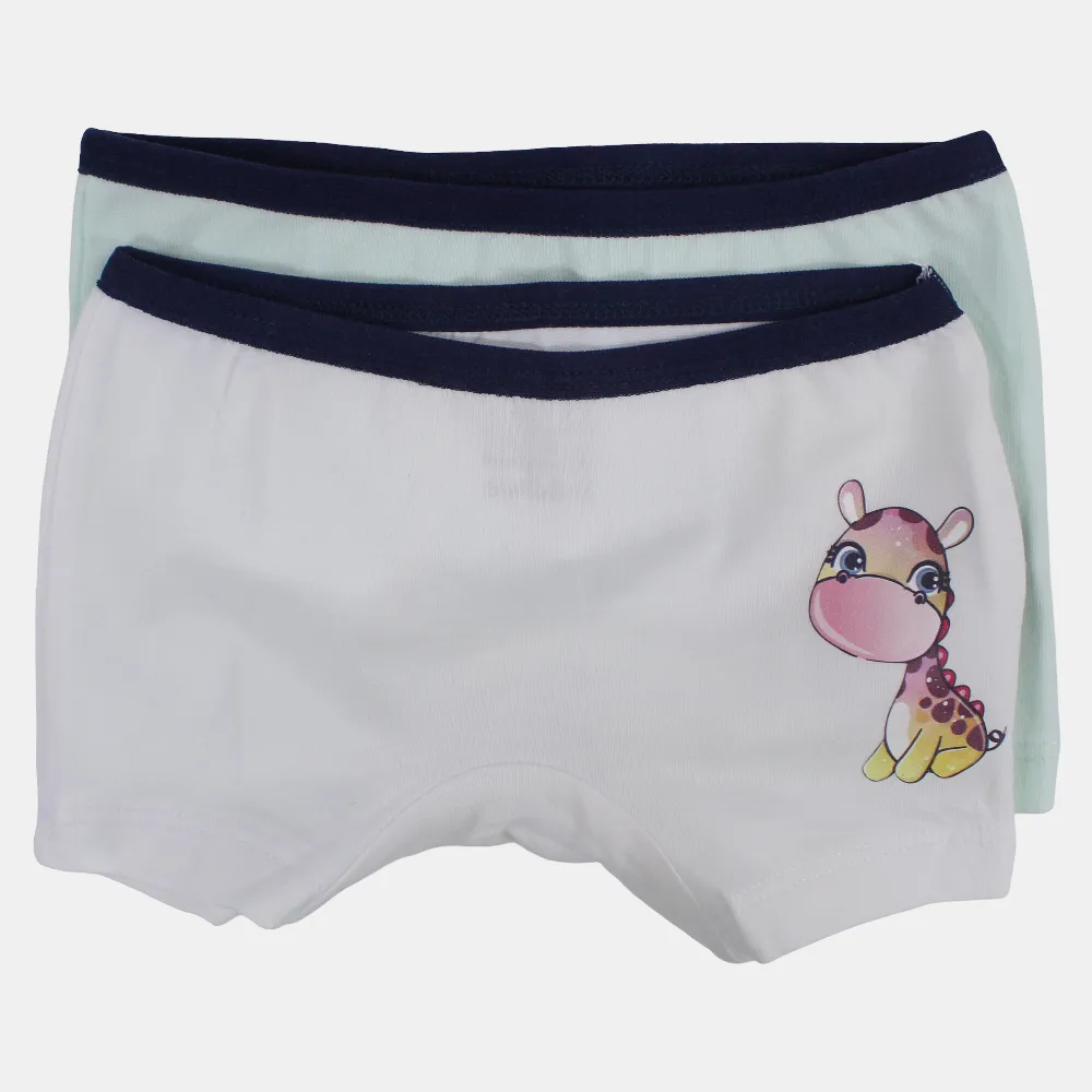 Girls Cotton Under Shorts - 2-Pack
