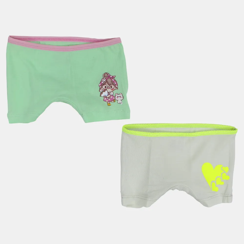 Girls Cotton Under Shorts - 2-Pack