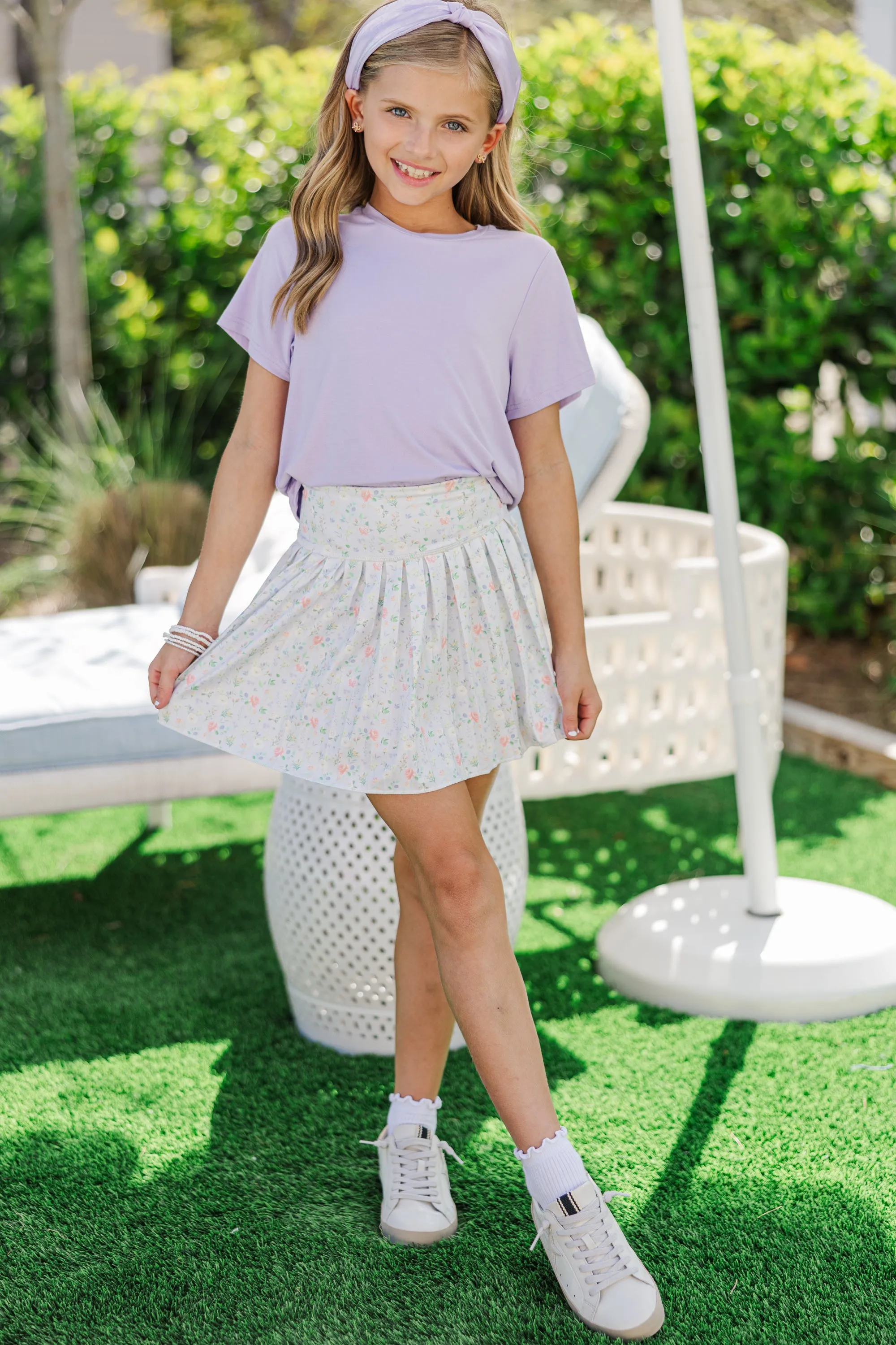 Girls: The Jessie Lavender Purple Tee