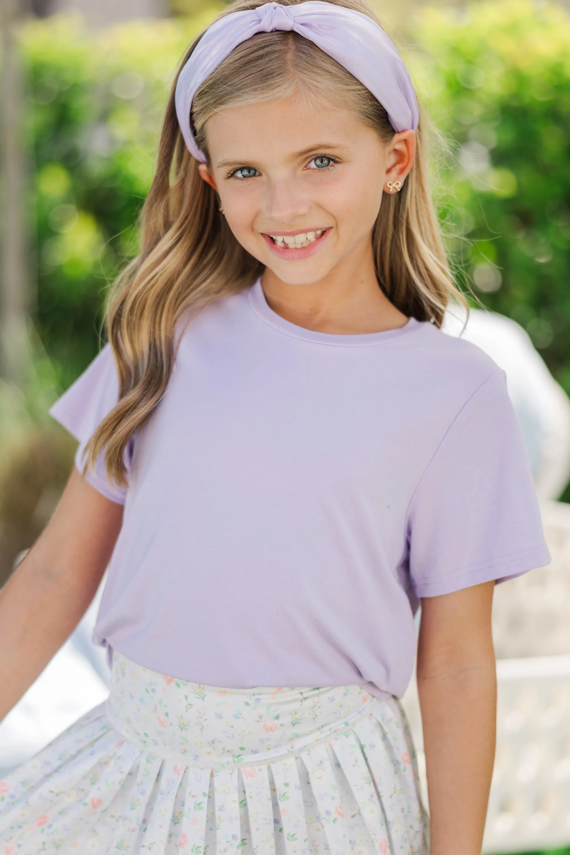 Girls: The Jessie Lavender Purple Tee