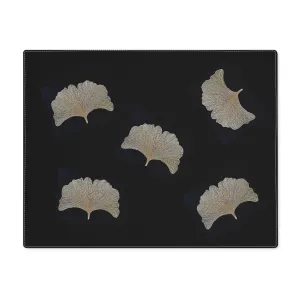 Gold Gingko Leaves Placemat
