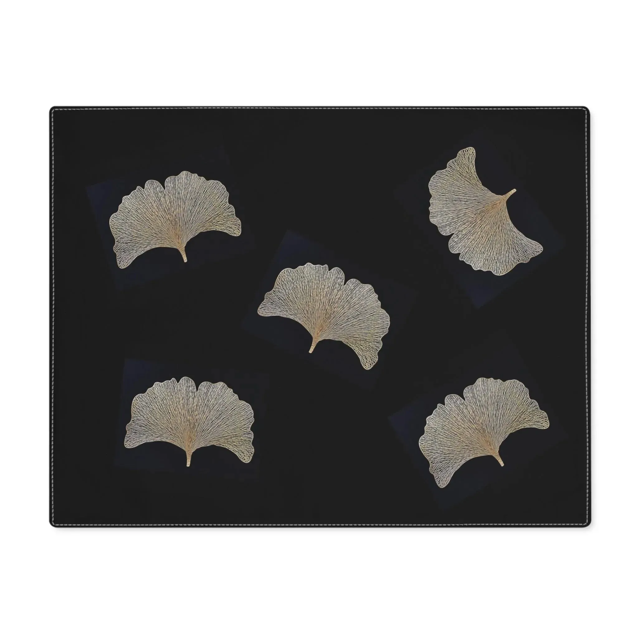 Gold Gingko Leaves Placemat
