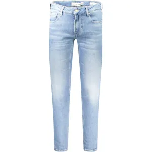 Guess Jeans Light Blue Cotton Men Jeans