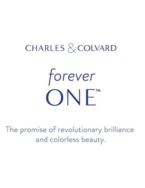 H&A Cushion Forever One Charles & Colvard Loose Moissanite Stone