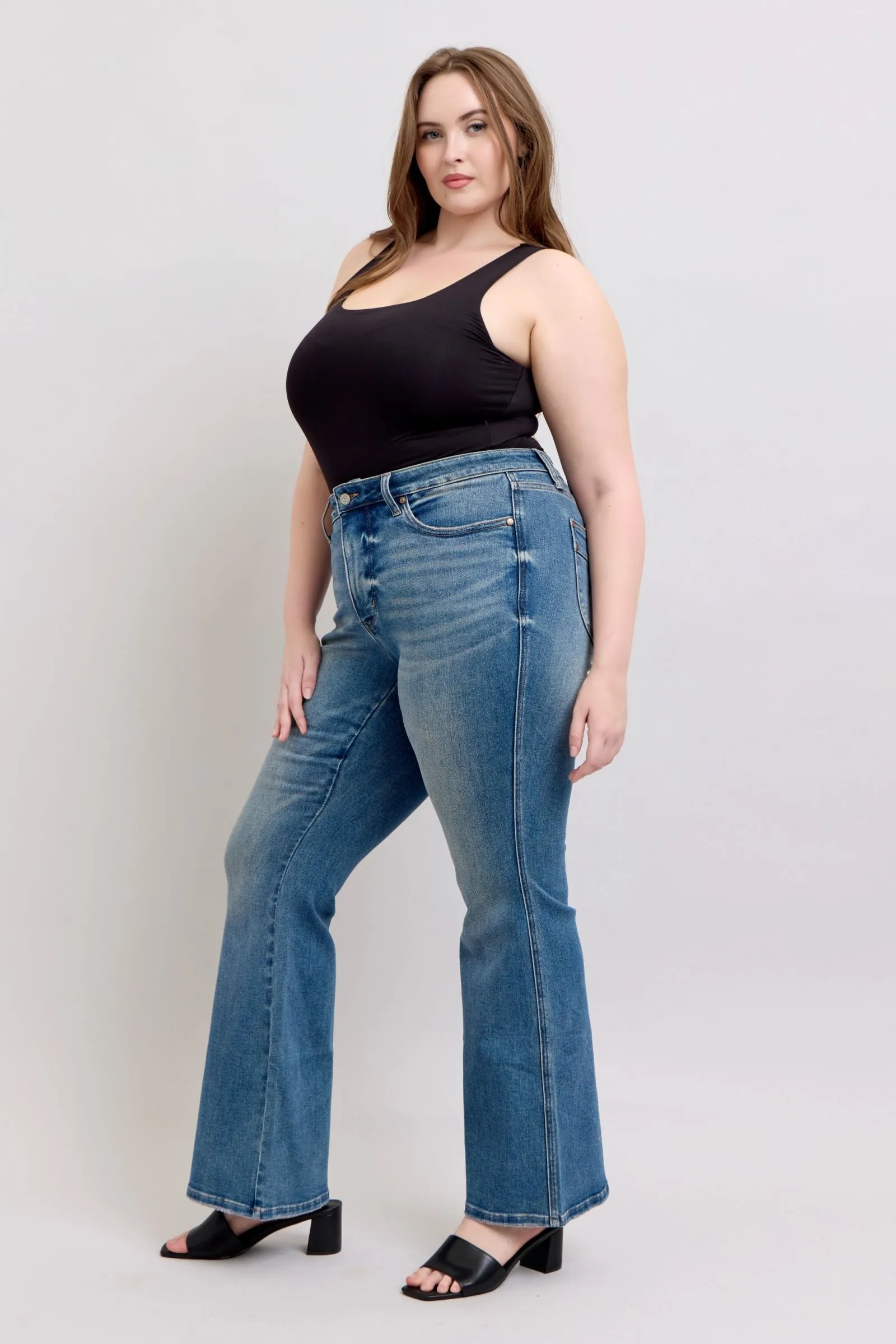 Hazel Blues® |  Judy Blue MR Tummy Control Vintage Wash Jeans