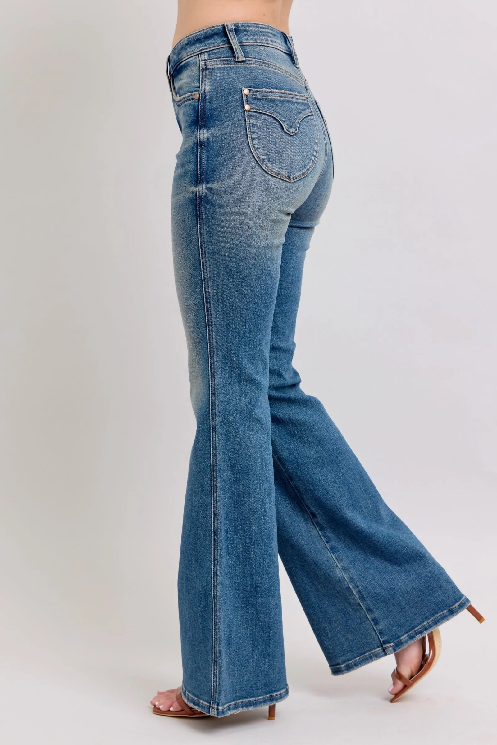 Hazel Blues® |  Judy Blue MR Tummy Control Vintage Wash Jeans