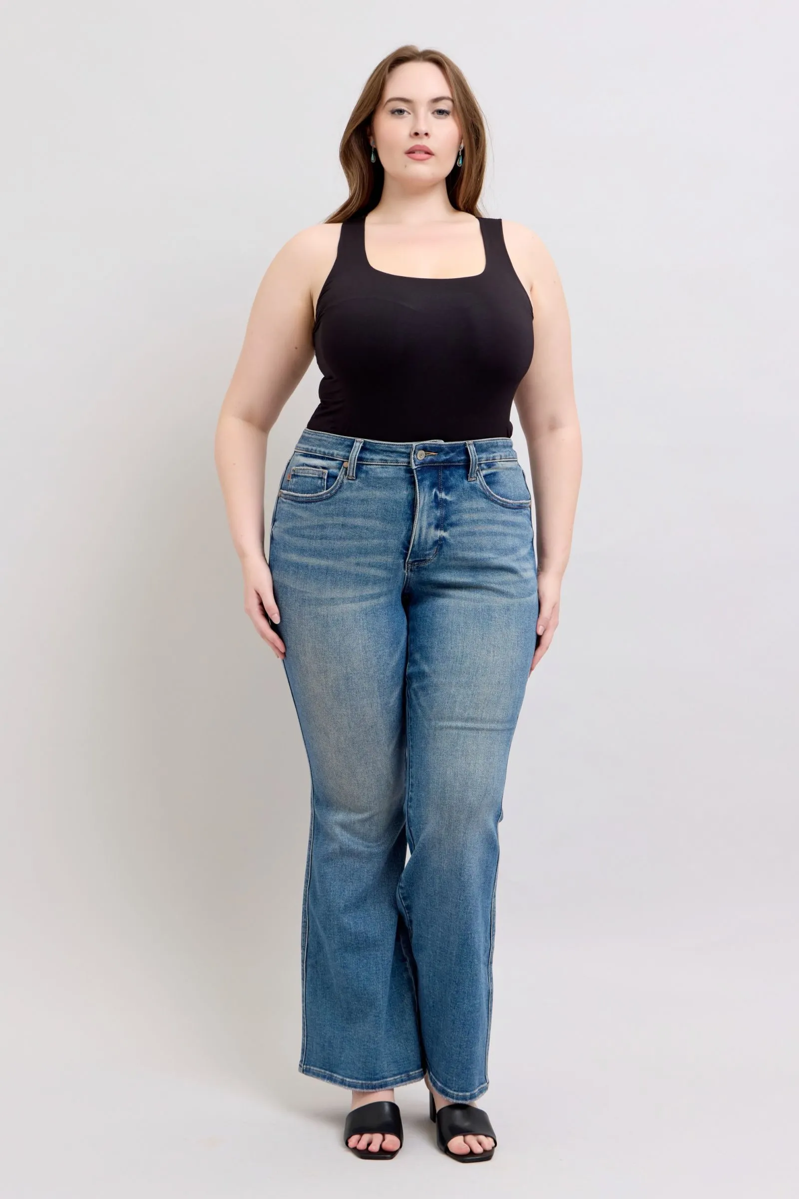 Hazel Blues® |  Judy Blue MR Tummy Control Vintage Wash Jeans