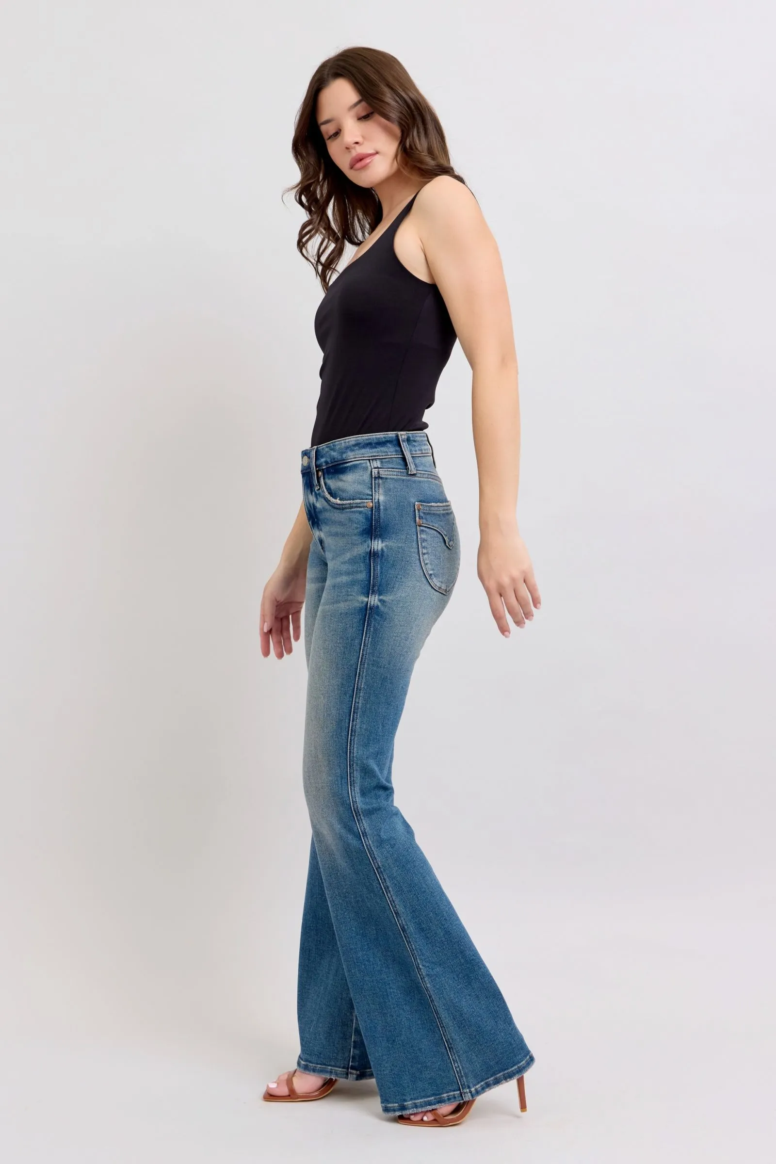 Hazel Blues® |  Judy Blue MR Tummy Control Vintage Wash Jeans