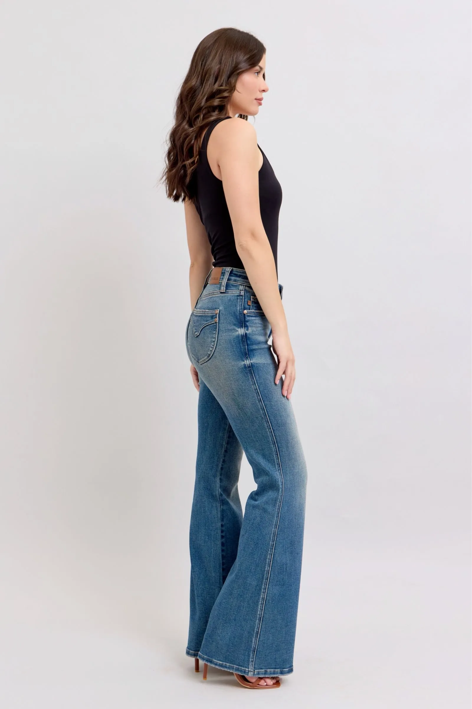 Hazel Blues® |  Judy Blue MR Tummy Control Vintage Wash Jeans