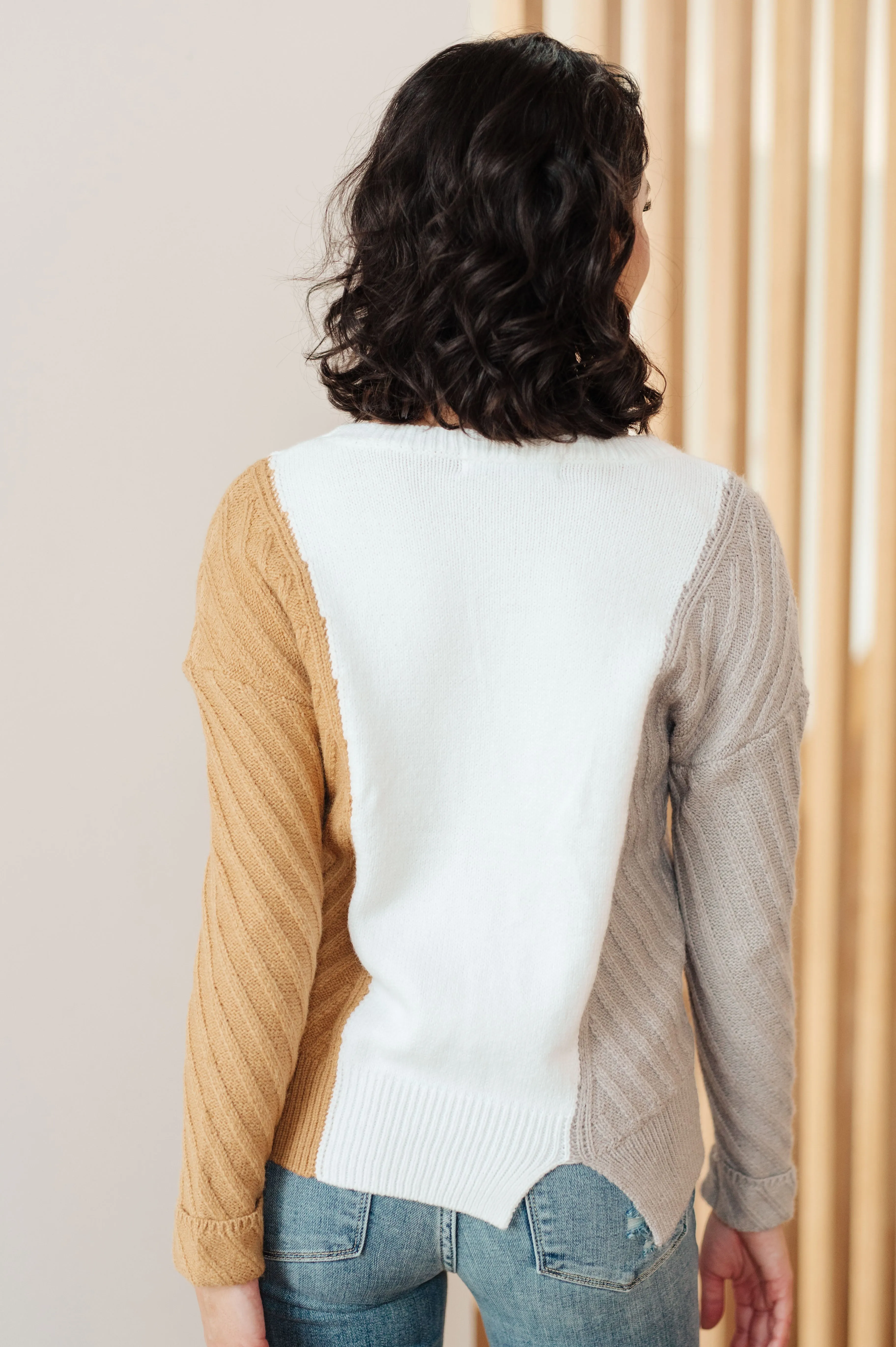 Hazel Blues® |  This, That, and the Other Color Block Sweater