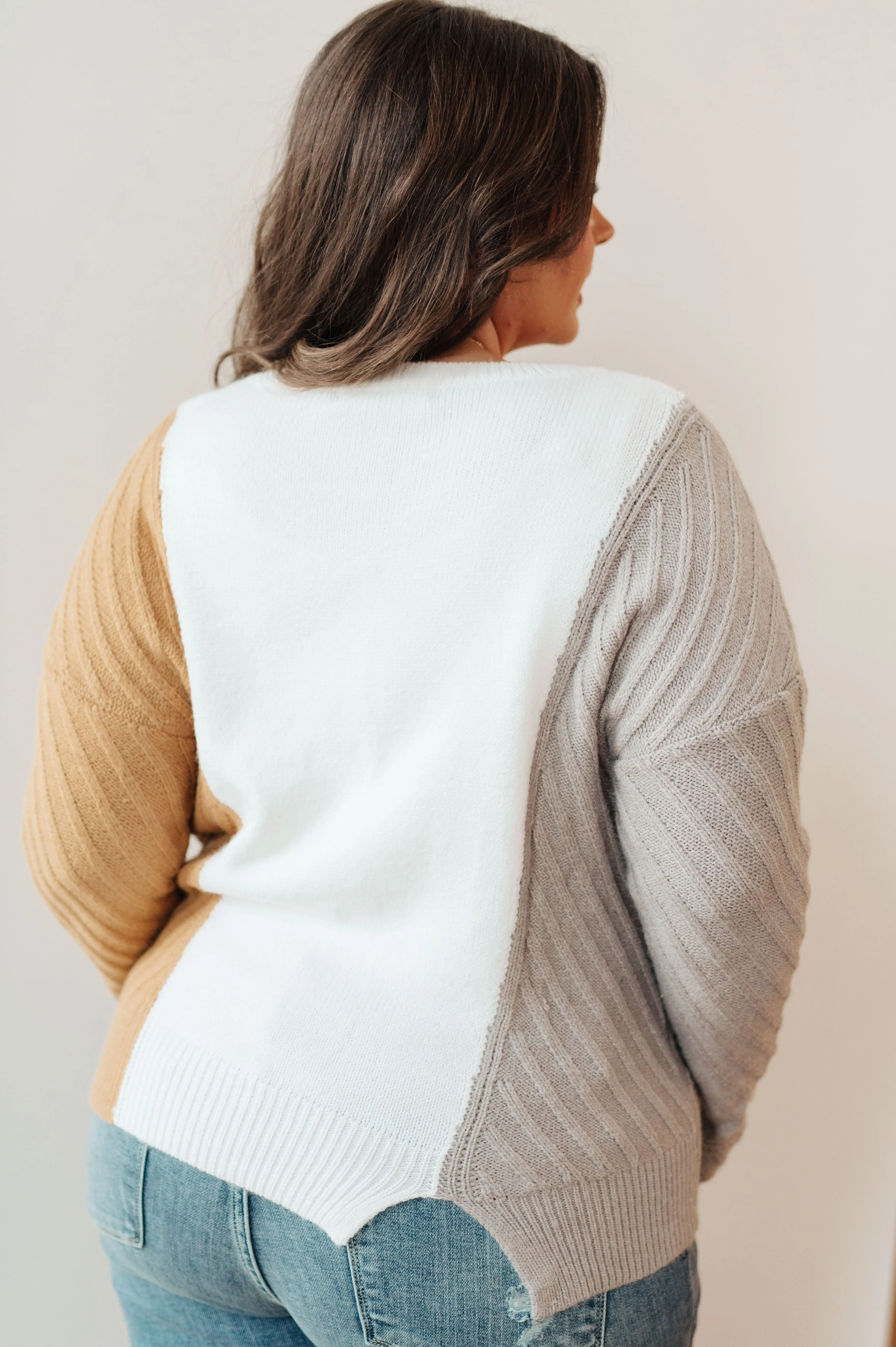 Hazel Blues® |  This, That, and the Other Color Block Sweater