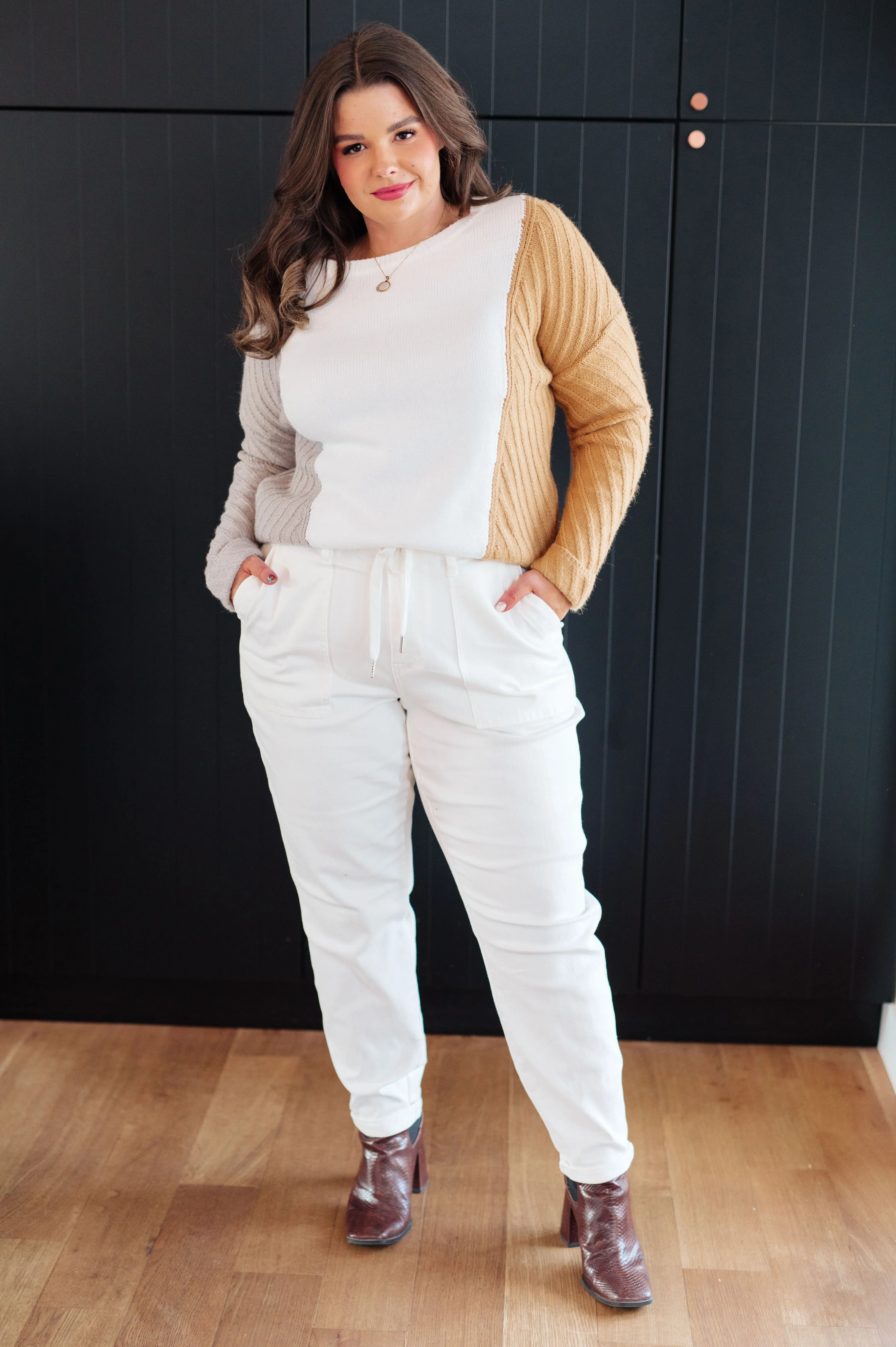 Hazel Blues® |  This, That, and the Other Color Block Sweater