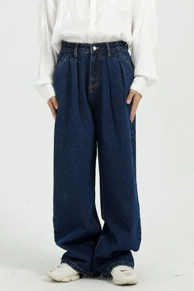 Hazel Blues® |  Wide Leg Jeans with Pockets