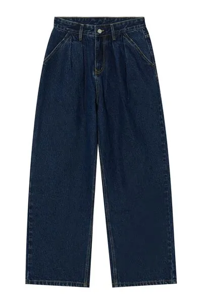 Hazel Blues® |  Wide Leg Jeans with Pockets