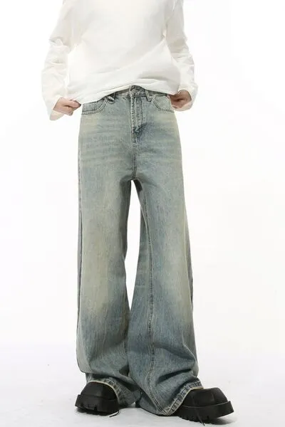 Hazel Blues® |  Wide Leg Jeans with Pockets