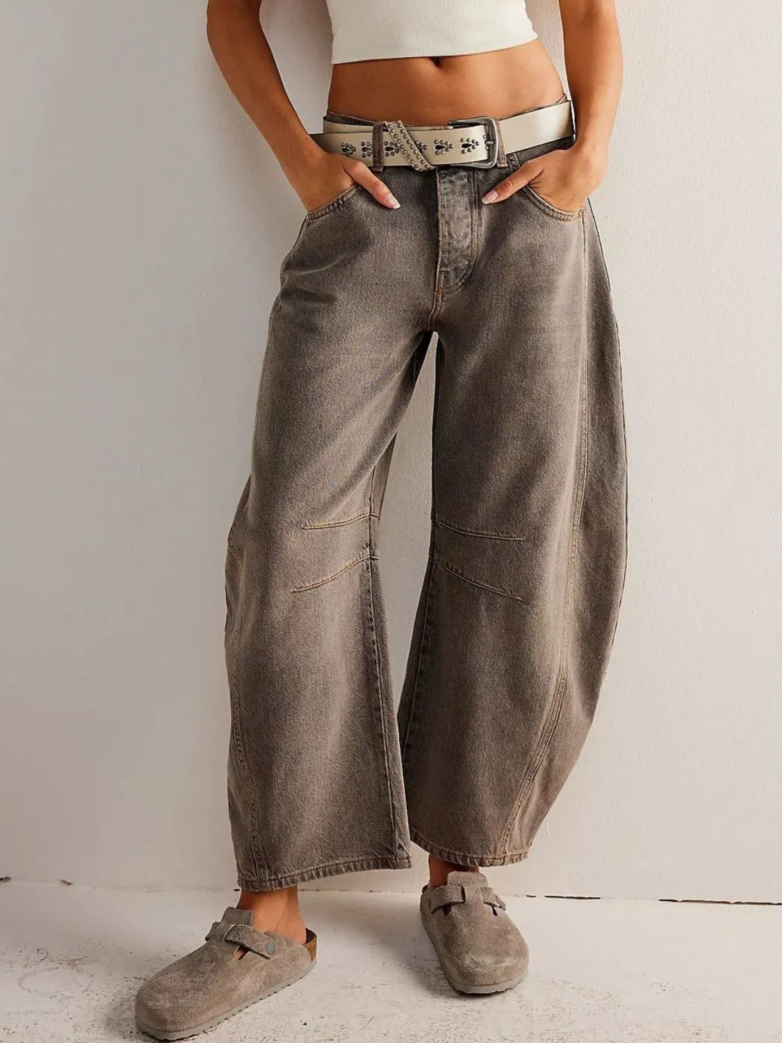 Hazel Blues® |  Wide Leg Jeans with Pockets