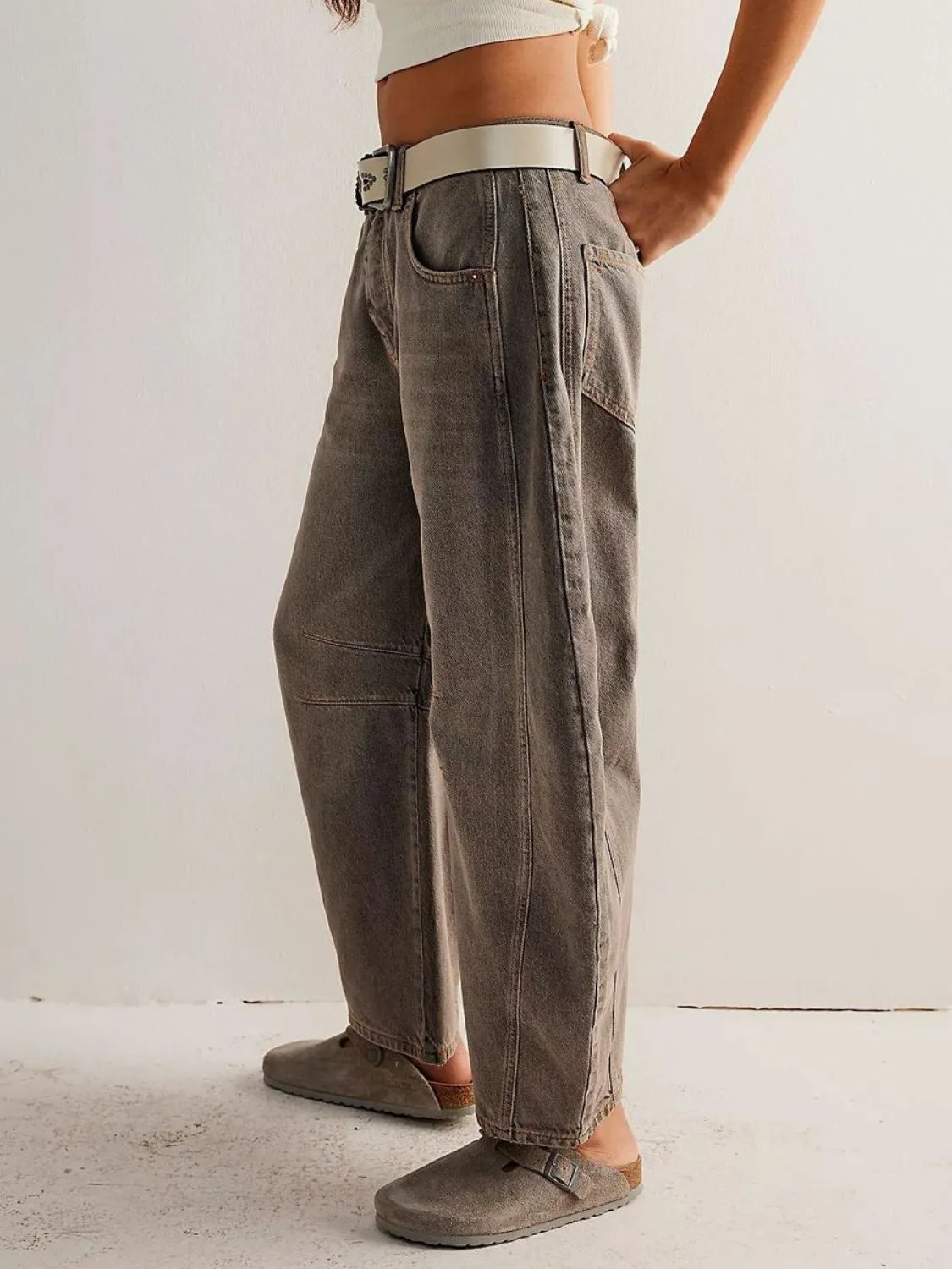 Hazel Blues® |  Wide Leg Jeans with Pockets