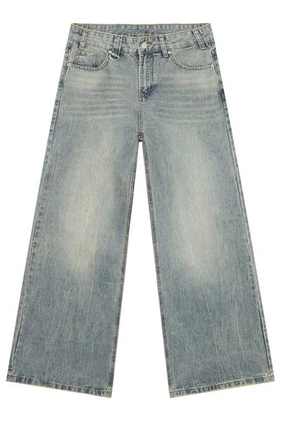 Hazel Blues® |  Wide Leg Jeans with Pockets