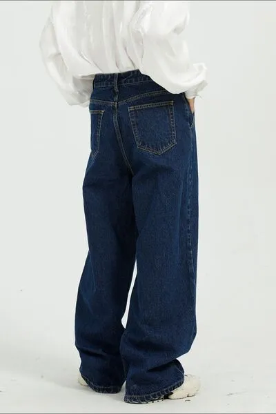 Hazel Blues® |  Wide Leg Jeans with Pockets
