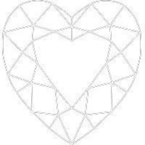 Heart SUPERNOVA Loose Moissanite Stone