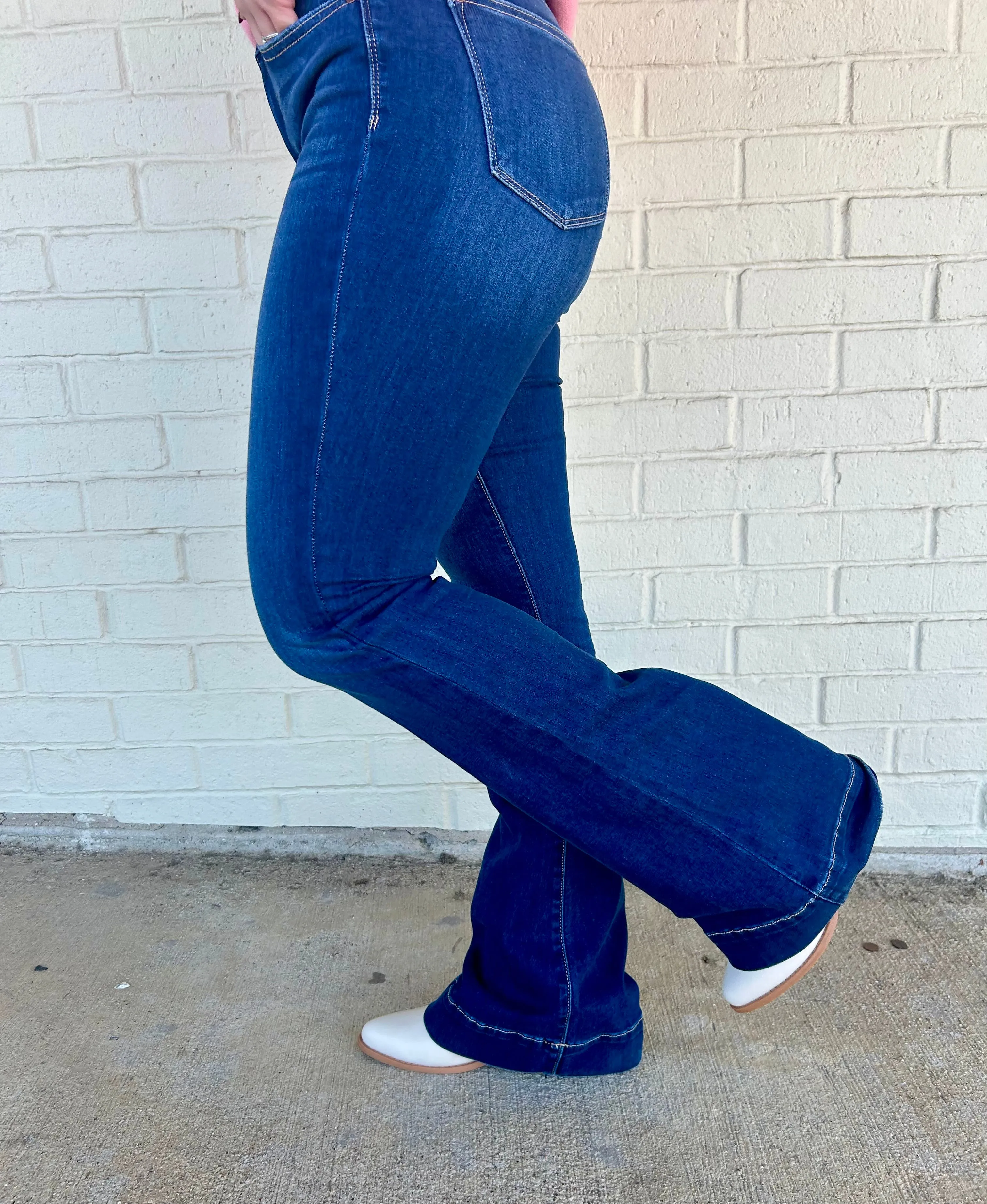 HI-Rise 2" Hem Trouser Flare