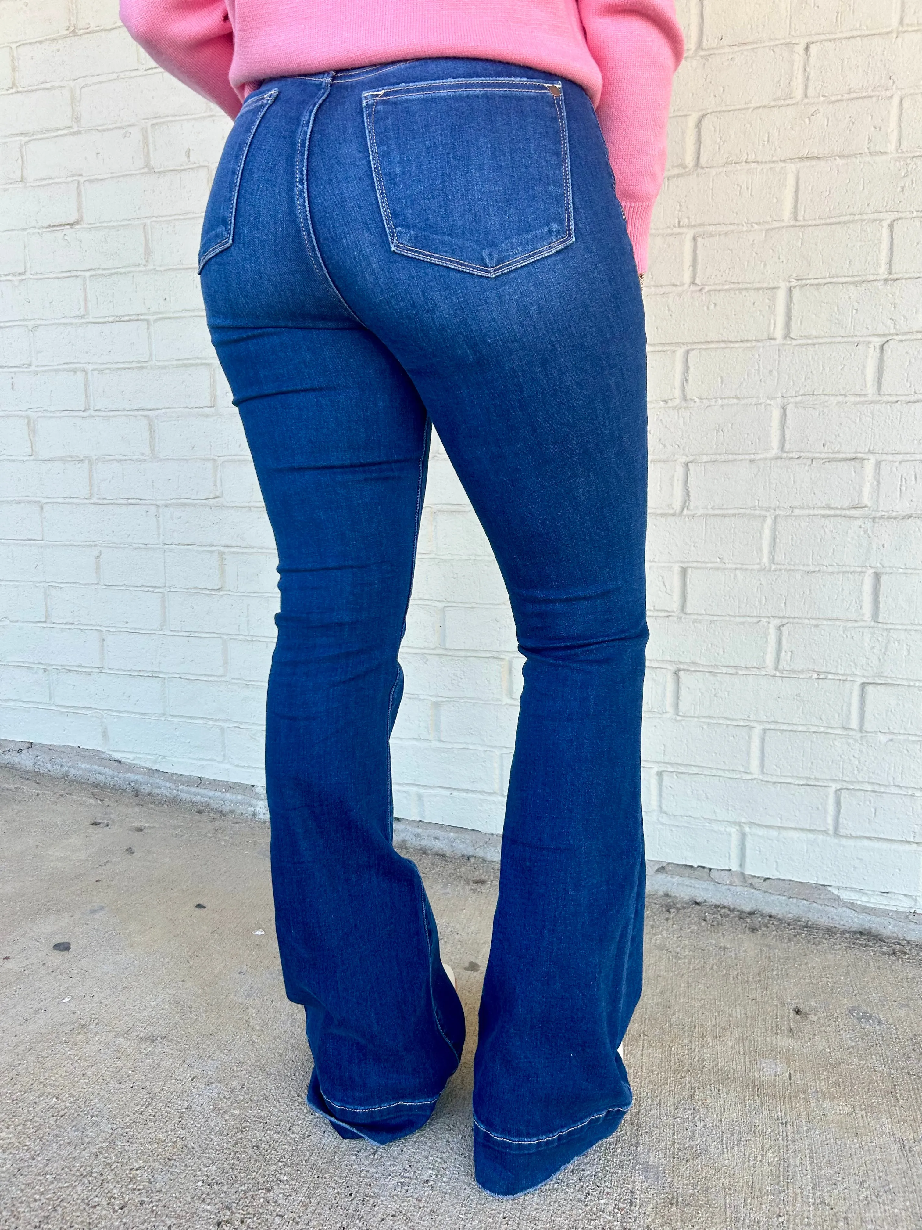 HI-Rise 2" Hem Trouser Flare
