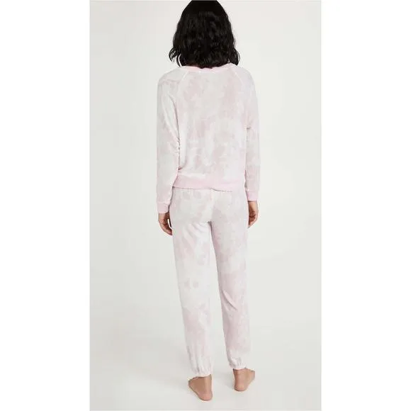 Honeydew Intimates Women's Star Seeker Lounge Set, Pop Tie Dye, Pink, Print, XL