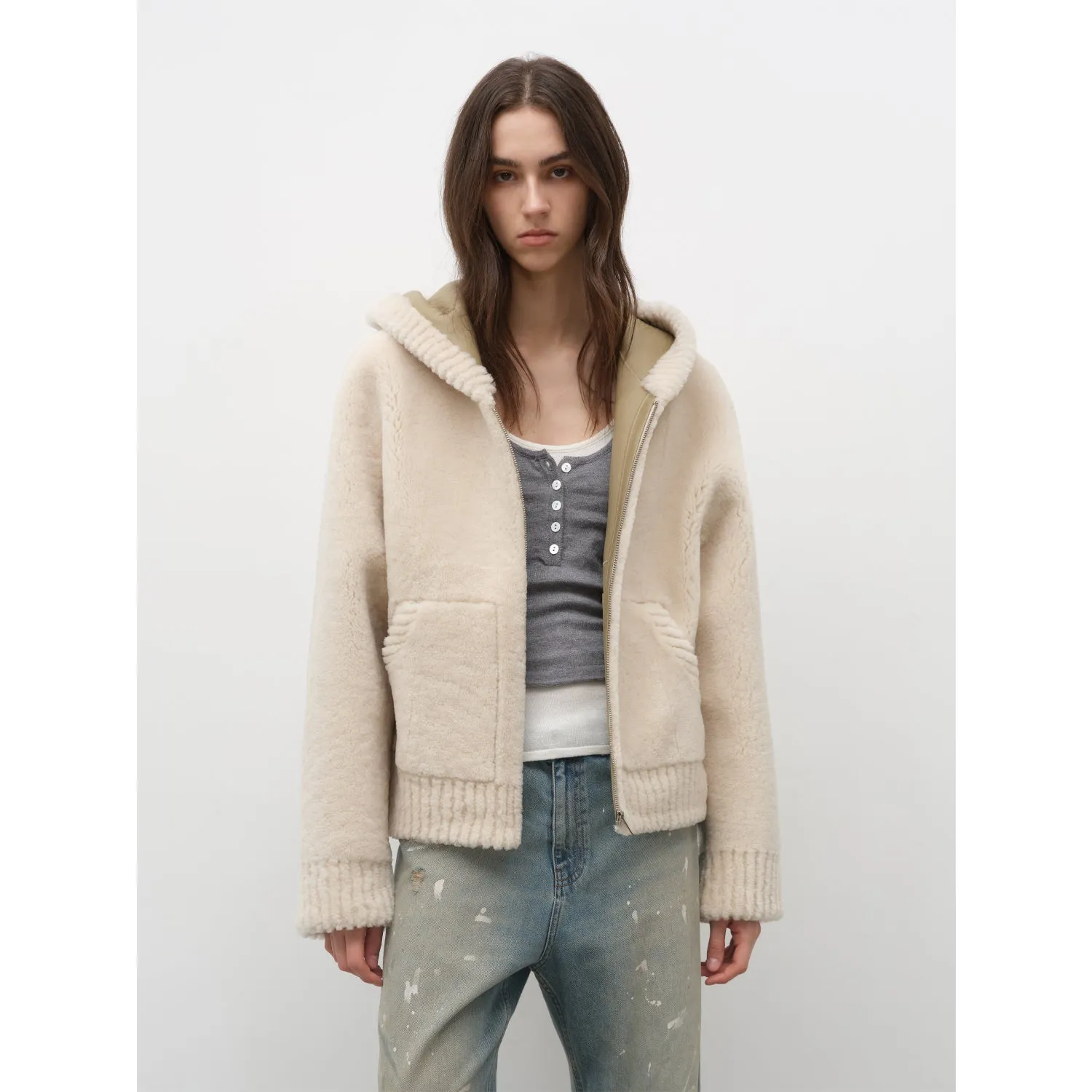 Hooded Wool Coat