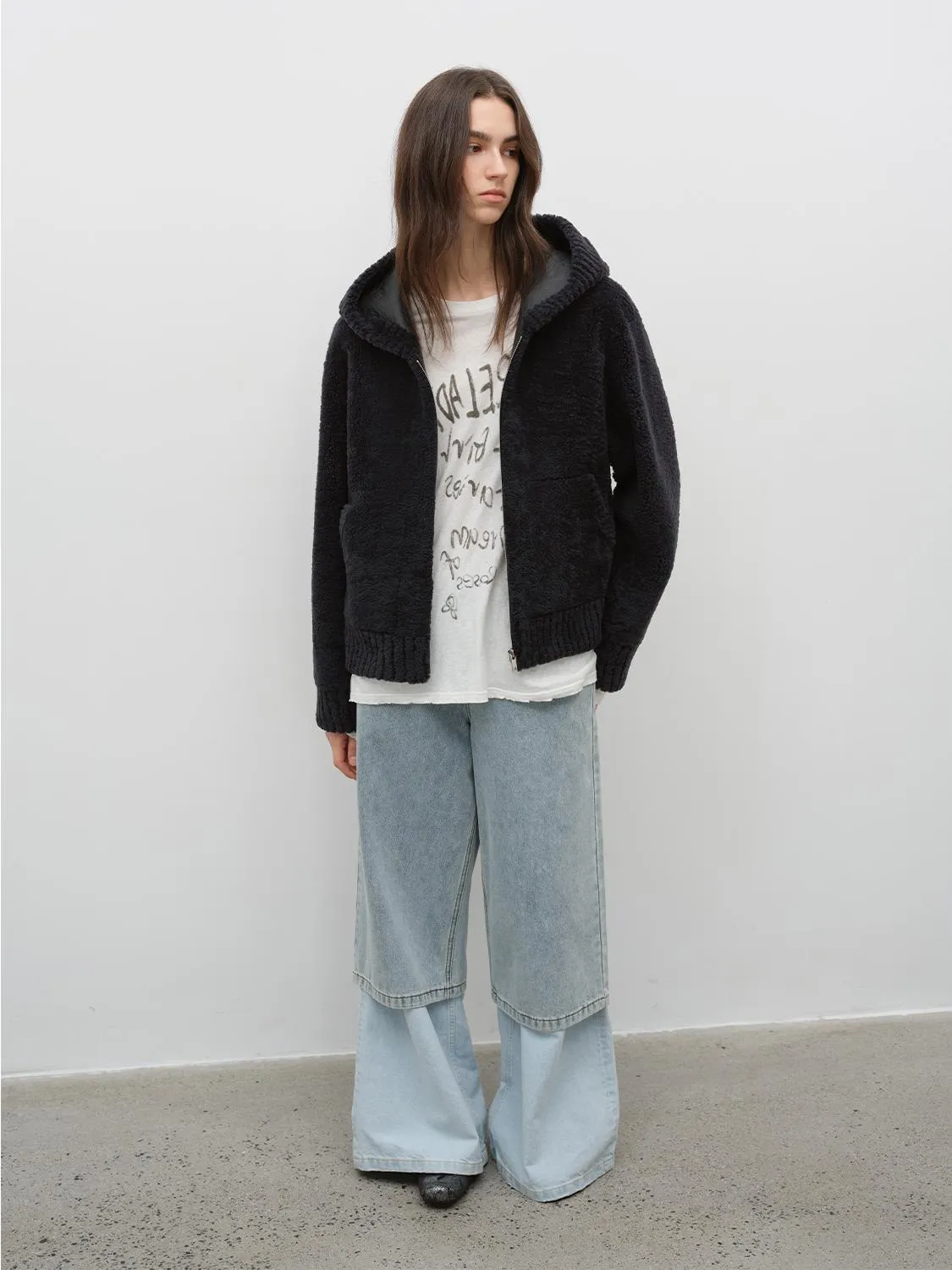 Hooded Wool Coat