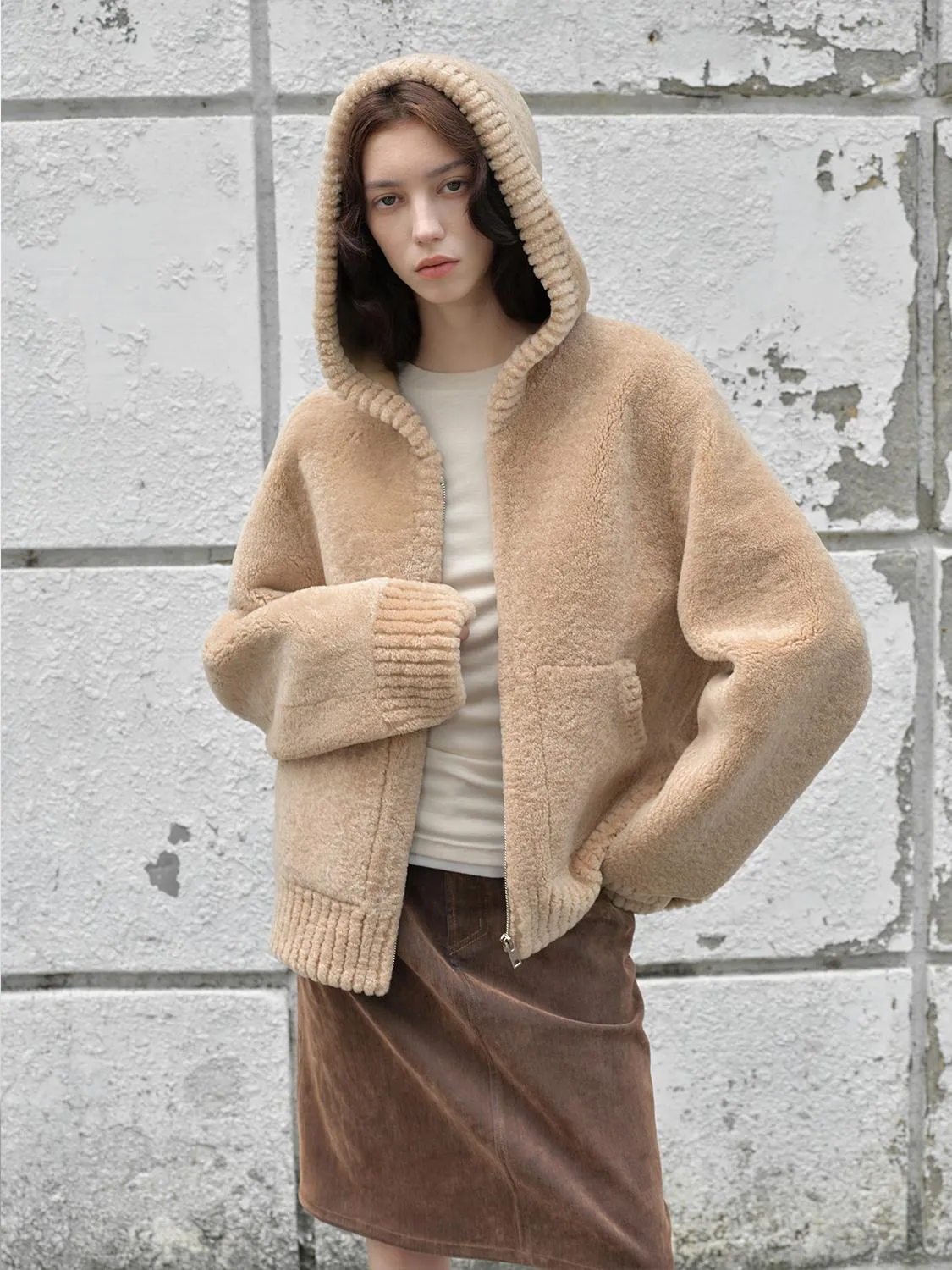 Hooded Wool Coat