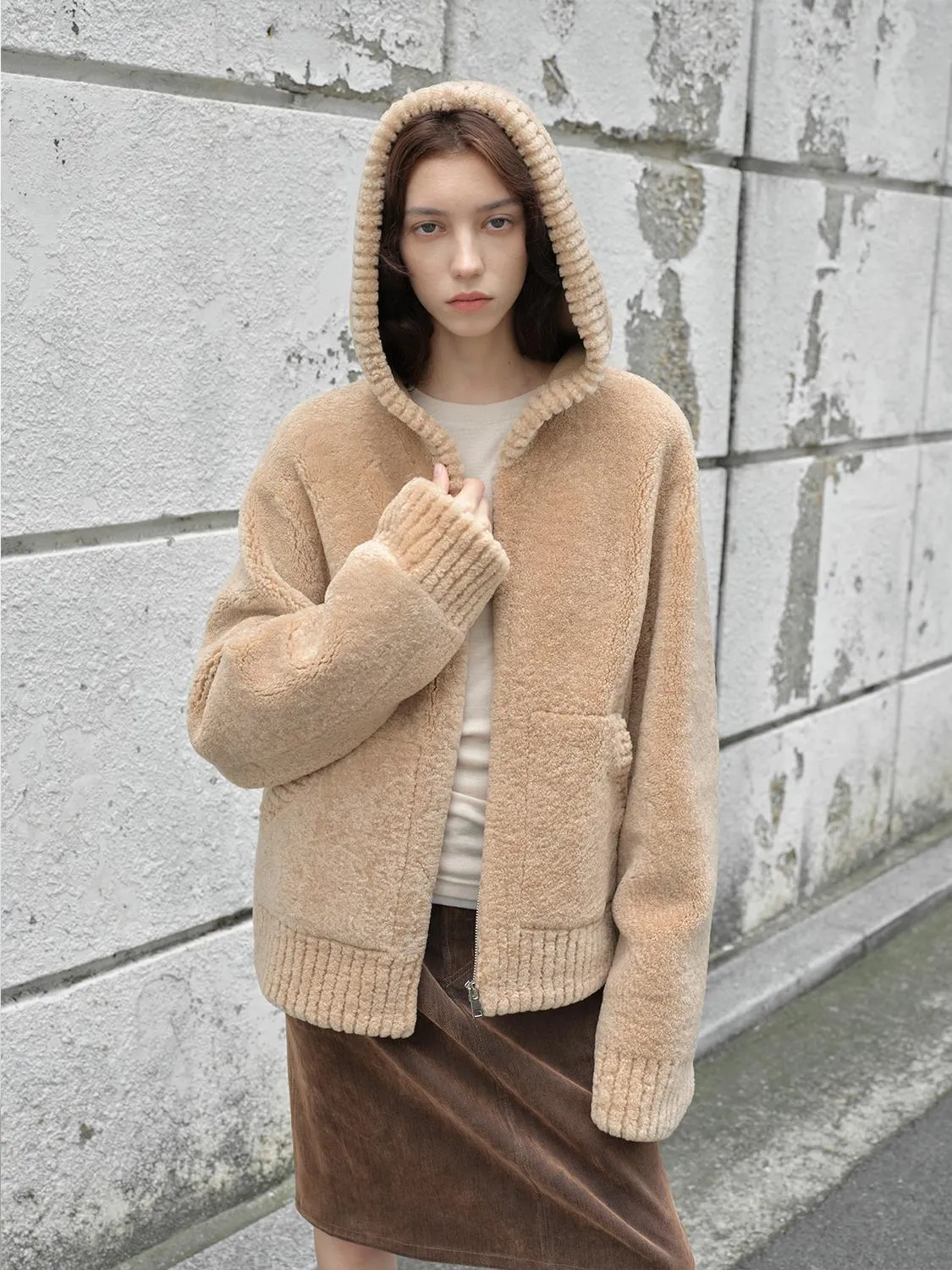 Hooded Wool Coat