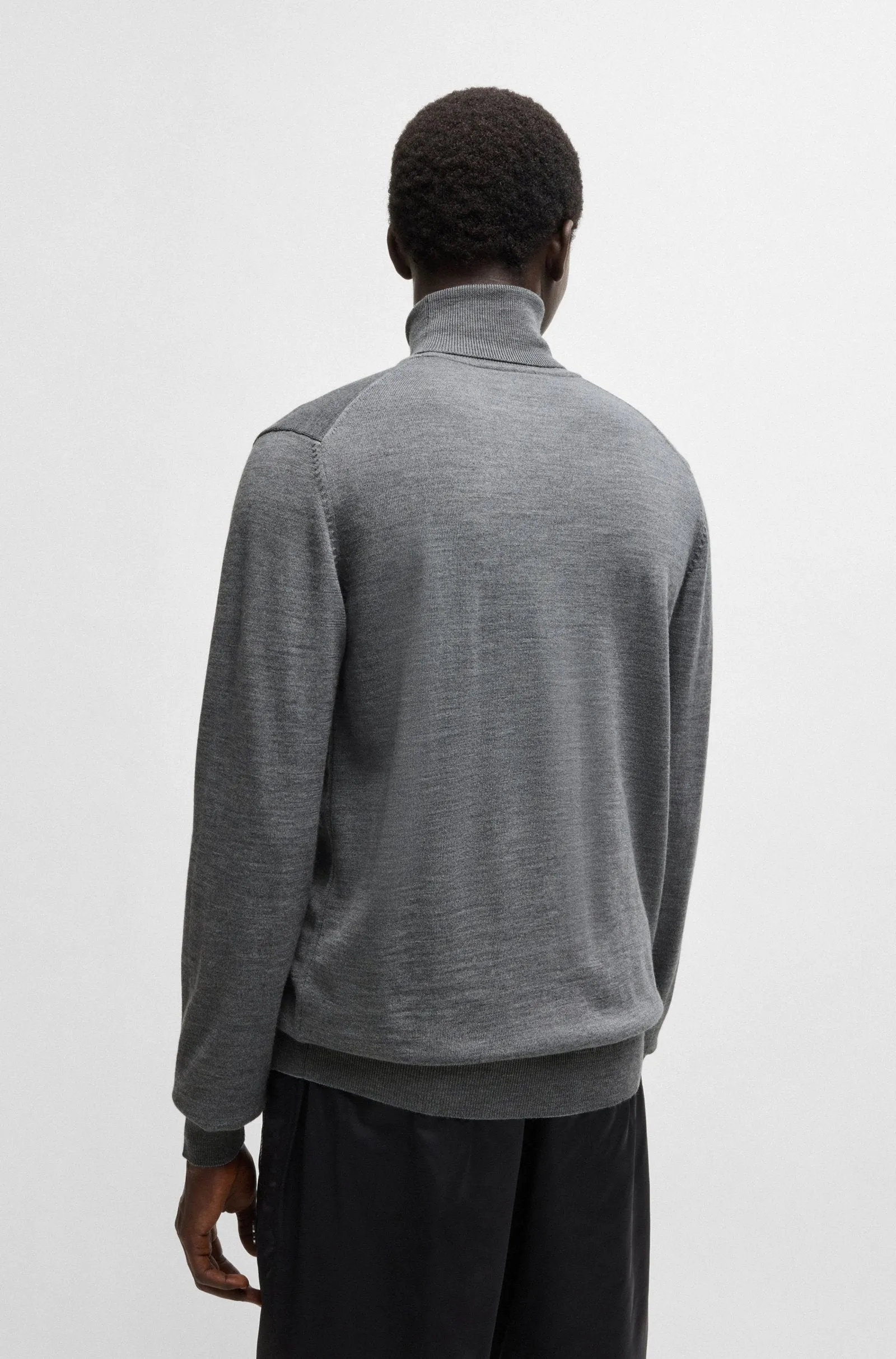 HUGO Sweaters Regular Fit,Slim Fit in Wool - SAN THOMAS-M 10243187 01-50474174
