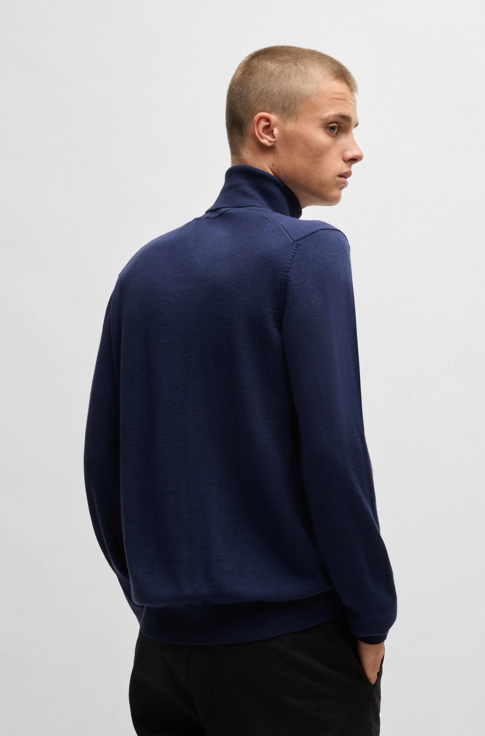 HUGO Sweaters Regular Fit,Slim Fit in Wool - SAN THOMAS-M 10243187 01-50474174