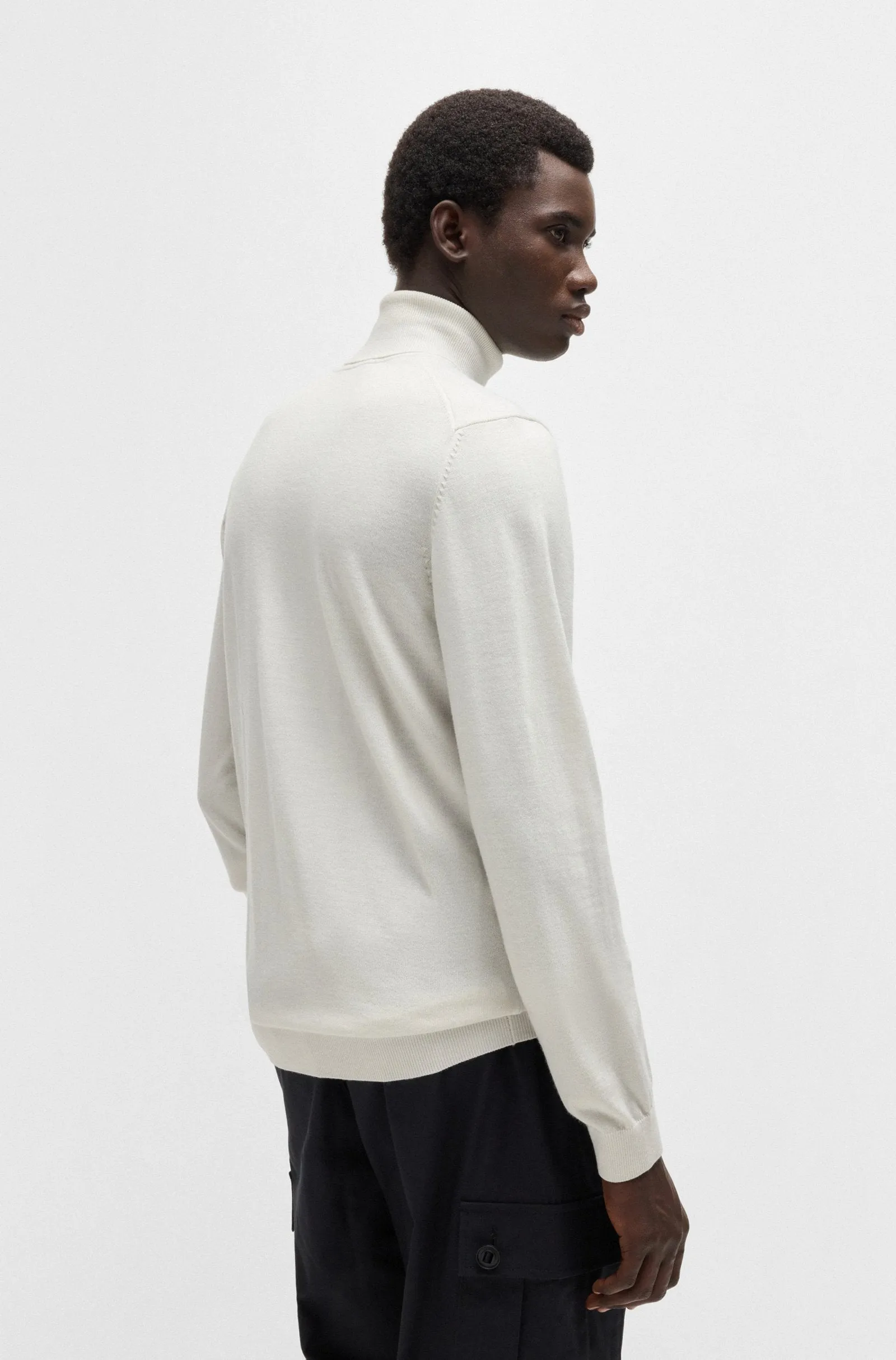 HUGO Sweaters Regular Fit,Slim Fit in Wool - SAN THOMAS-M 10243187 01-50474174