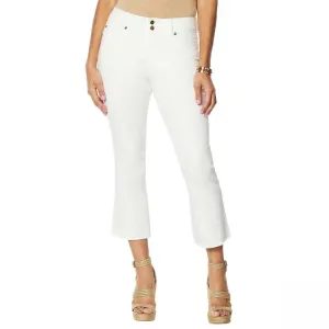 IMAN Women's Global Chic Luxury Resort 360 Slim Crop Jeans