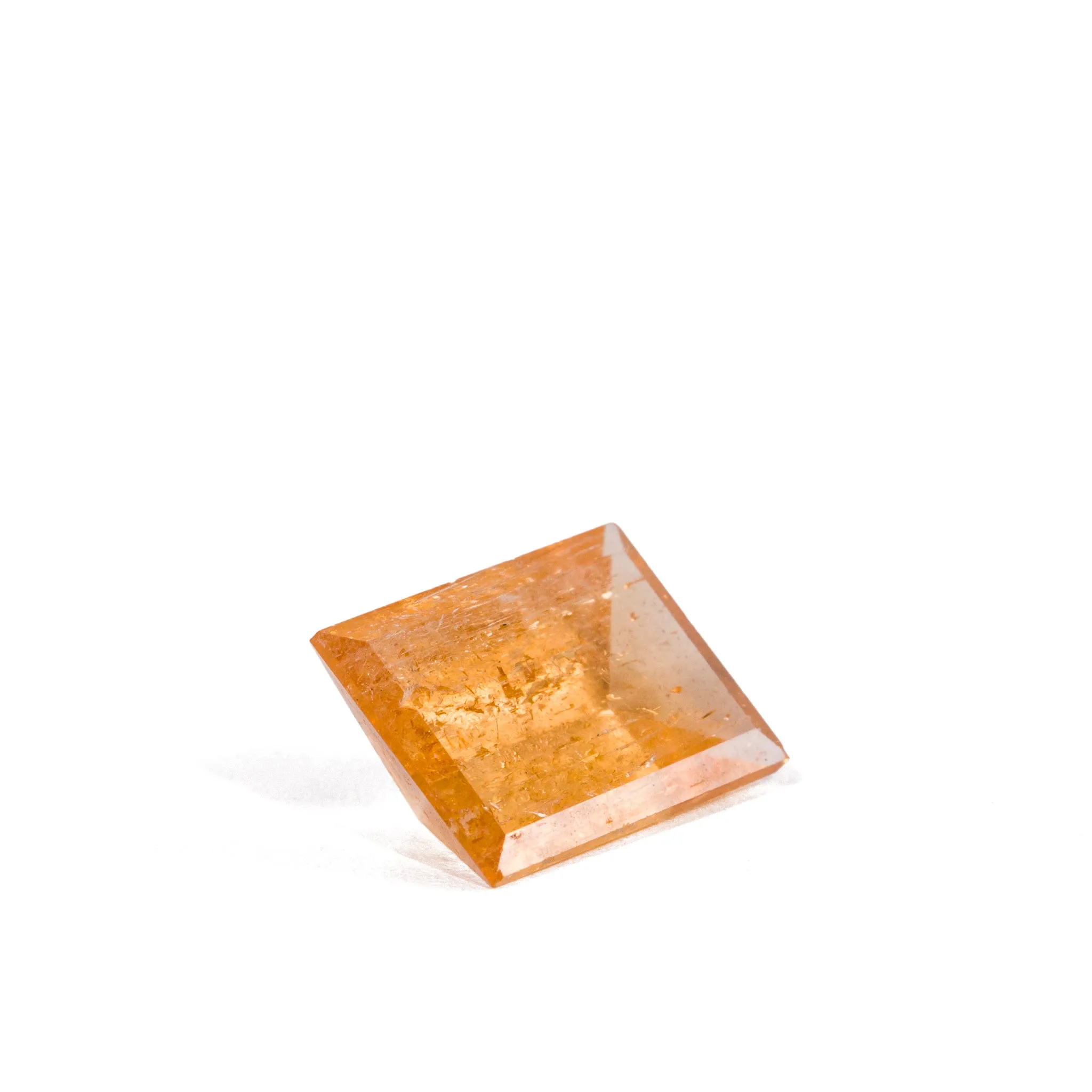 Imperial Topaz 4.26 Carat Rectangular Faceted Gemstone