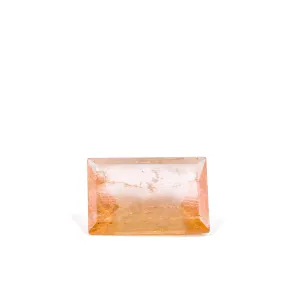 Imperial Topaz 4.26 Carat Rectangular Faceted Gemstone