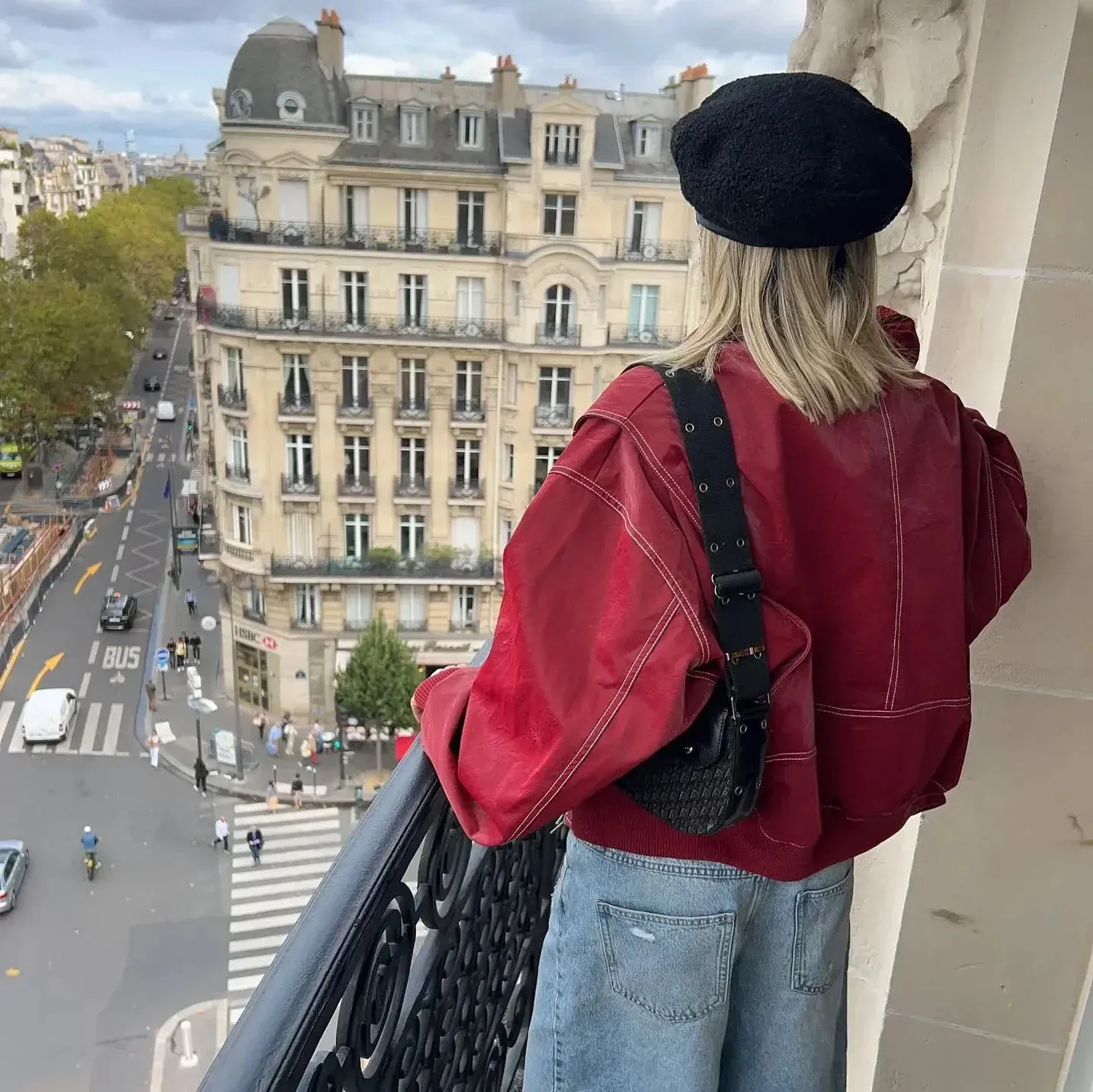 Isabella | Oversized Leather Jacket
