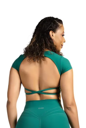 Ivy Crop Top - Green