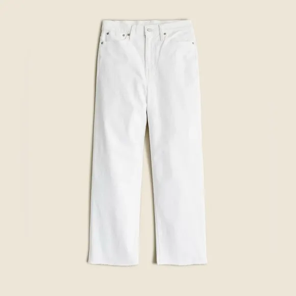 J. Crew Slim wide-leg jean in white wash