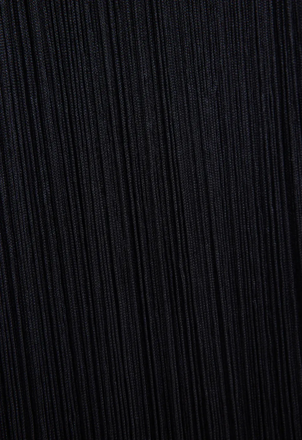 Jac   Jack Marquee Wool Fringe Skirt in Black