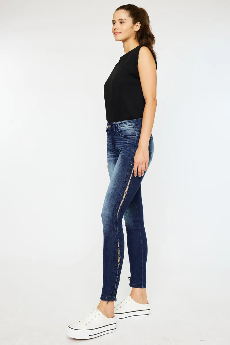 Jackie Mid Rise Ankle Skinny Jeans