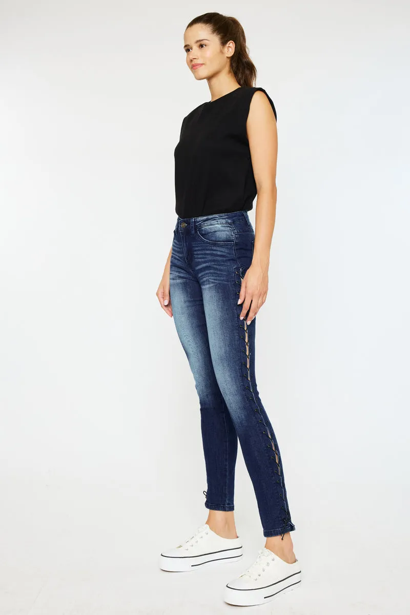 Jackie Mid Rise Ankle Skinny Jeans
