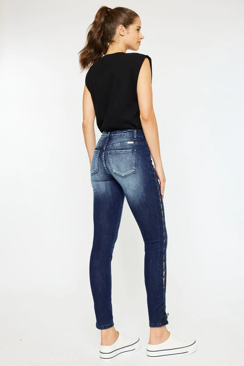 Jackie Mid Rise Ankle Skinny Jeans