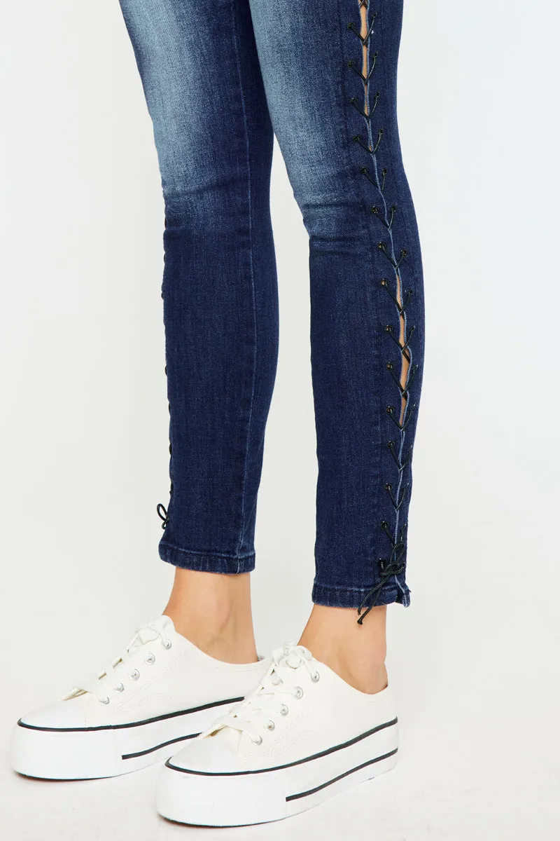 Jackie Mid Rise Ankle Skinny Jeans