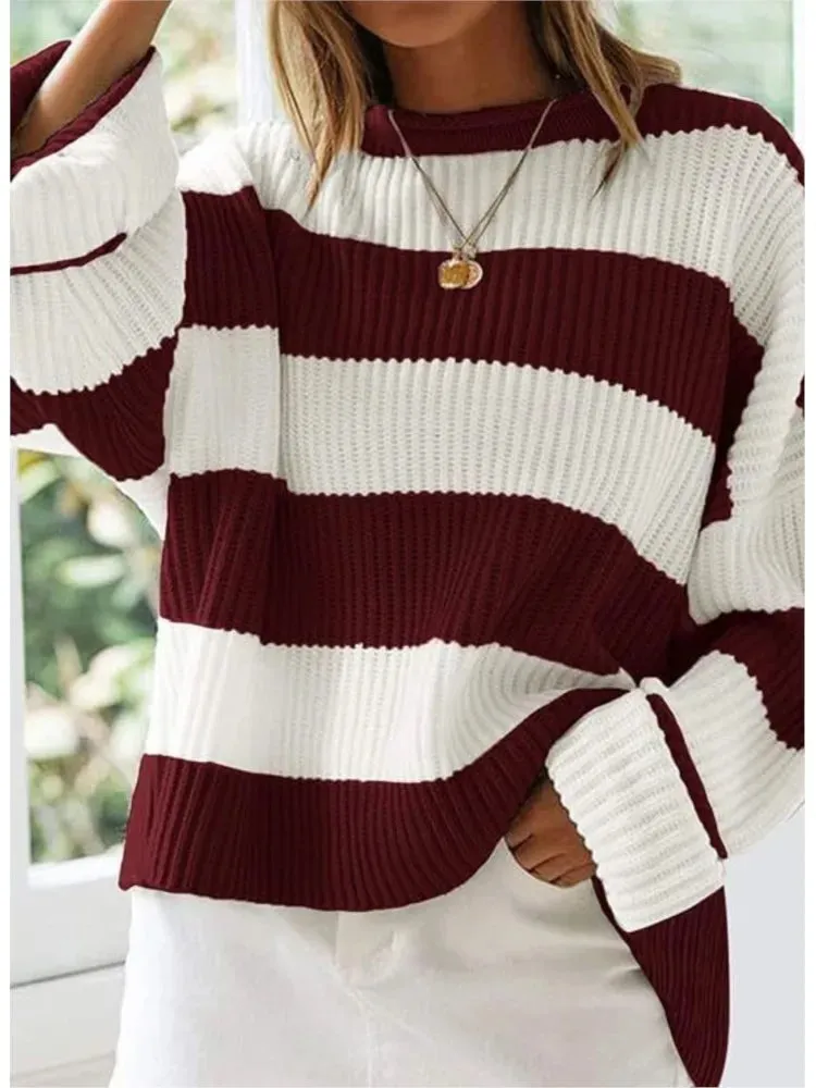JANE | OVERSIZED STRIPED SWEATER