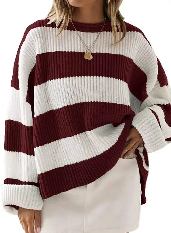 JANE | OVERSIZED STRIPED SWEATER