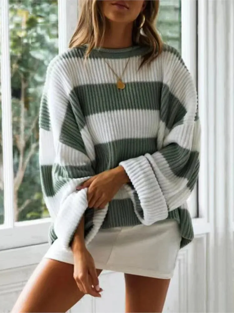 JANE | OVERSIZED STRIPED SWEATER