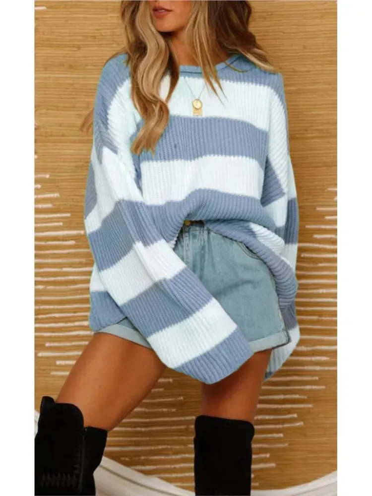 JANE | OVERSIZED STRIPED SWEATER