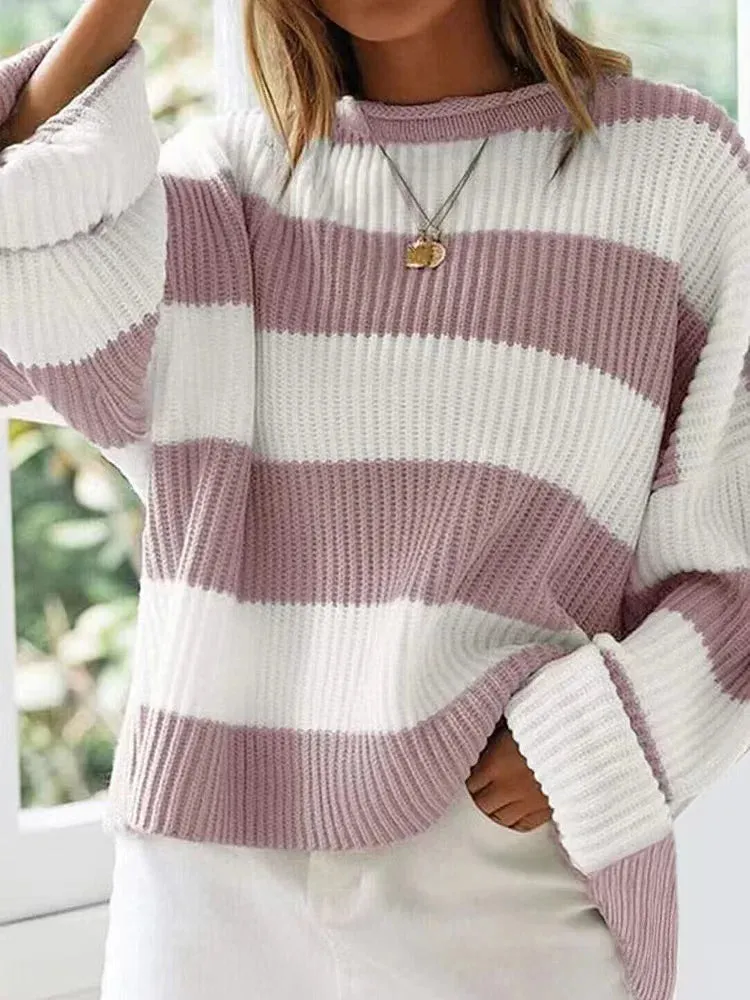 JANE | OVERSIZED STRIPED SWEATER